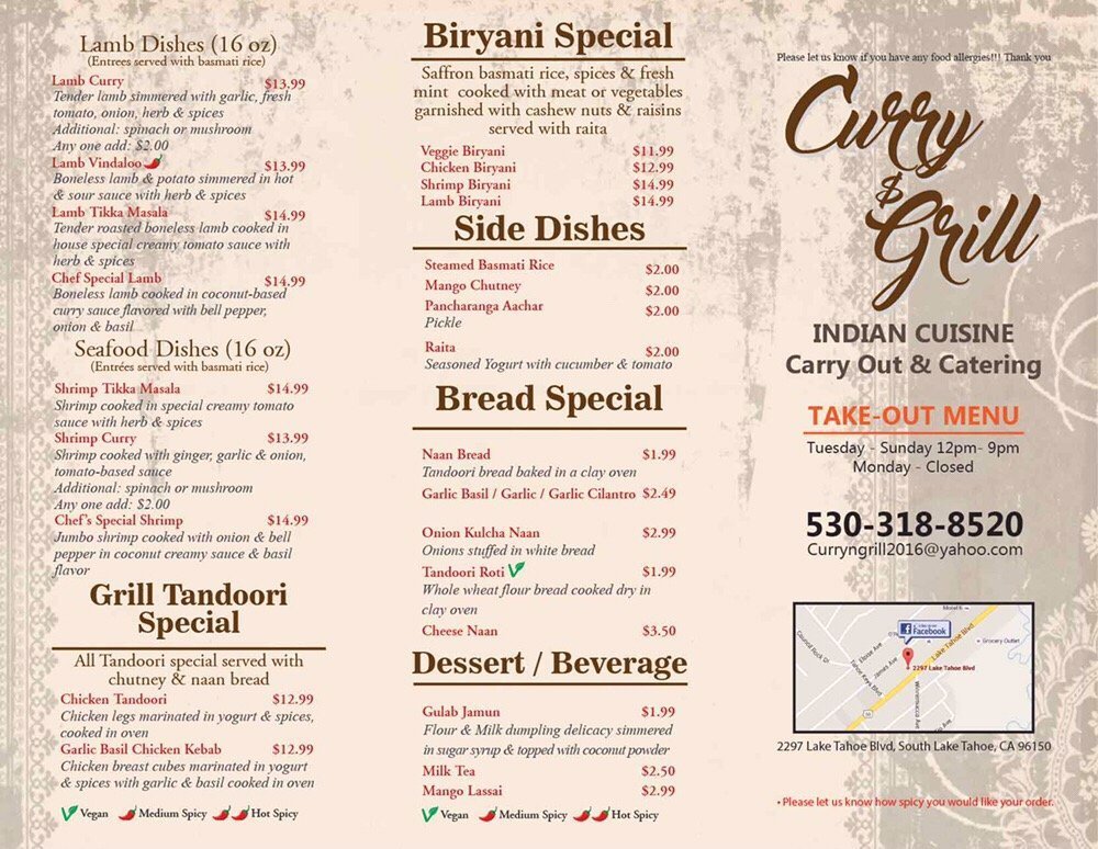 Curry & Grill - Cuisine of India